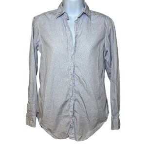 Frank & Eileen Frank Cotton Shirt Women's XS Floral Button Up Long Sleeve‎